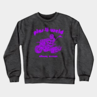 Plas-Ti-Weld logo in purple Crewneck Sweatshirt